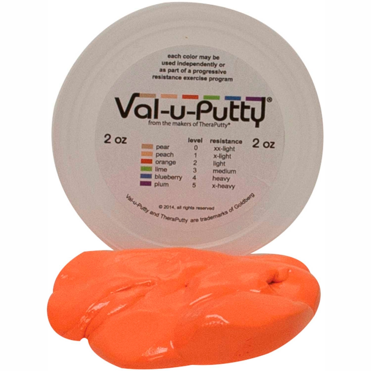 B2176964 Val-U-Putty Exercise Putty - Orange - Soft - 2 oz