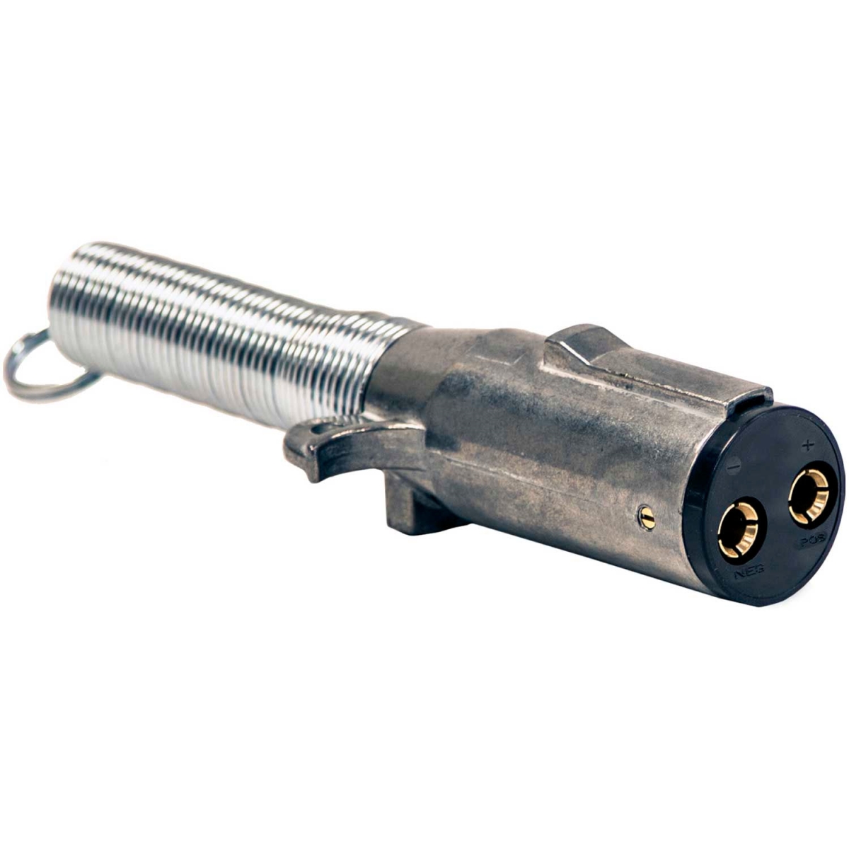 2-Way Die-Cast Zinc Trailer Connector -Trailer Side - Horizontal Pins with Spring