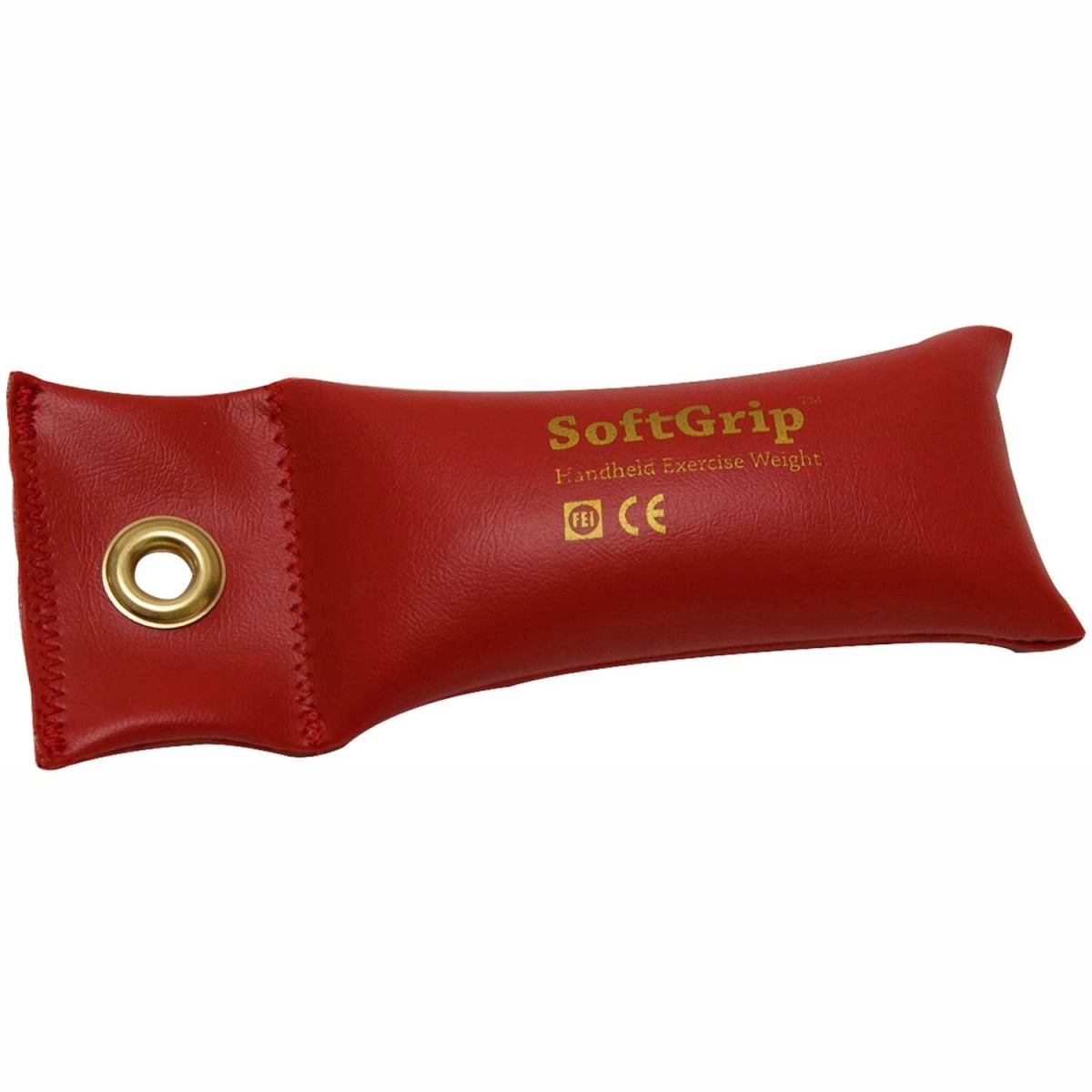 B2192680 CanDo SoftGrip Hand Weight - Red - 1.5 lbs