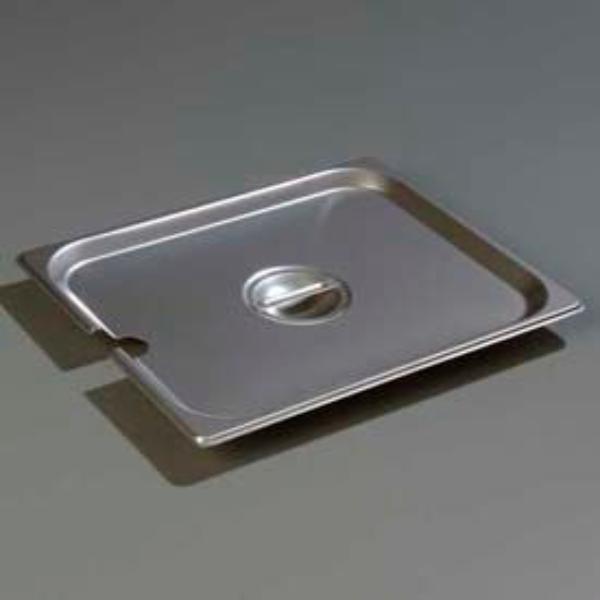 Picture of Carlisle Sanitary Maintenance B638017 607120CS - Durapan One Half-Size Slotted Cover - 10.375 x 12.75 in. - Silver