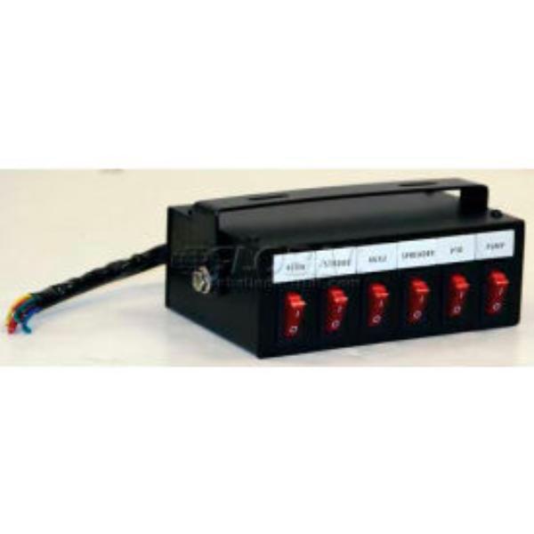 6 Function Backlit Pre-Wired  Switch Box  Fused With Relay And Circuit Breaker
