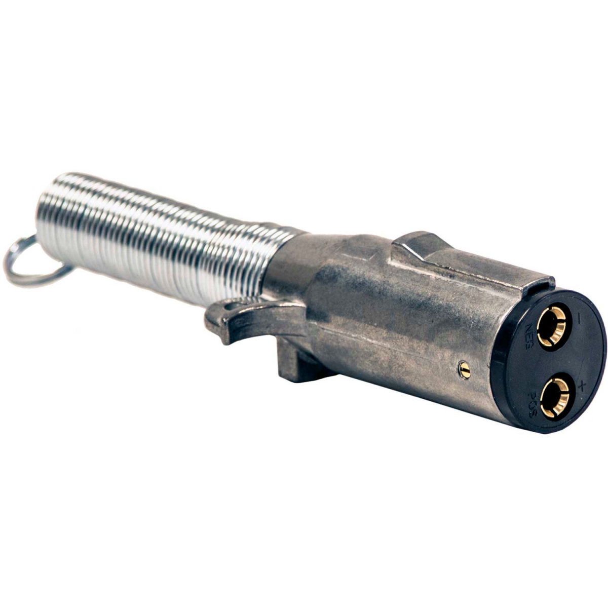 2-Way Die-Cast Zinc Trailer Connector -Trailer Side - Vertical Pins with Spring