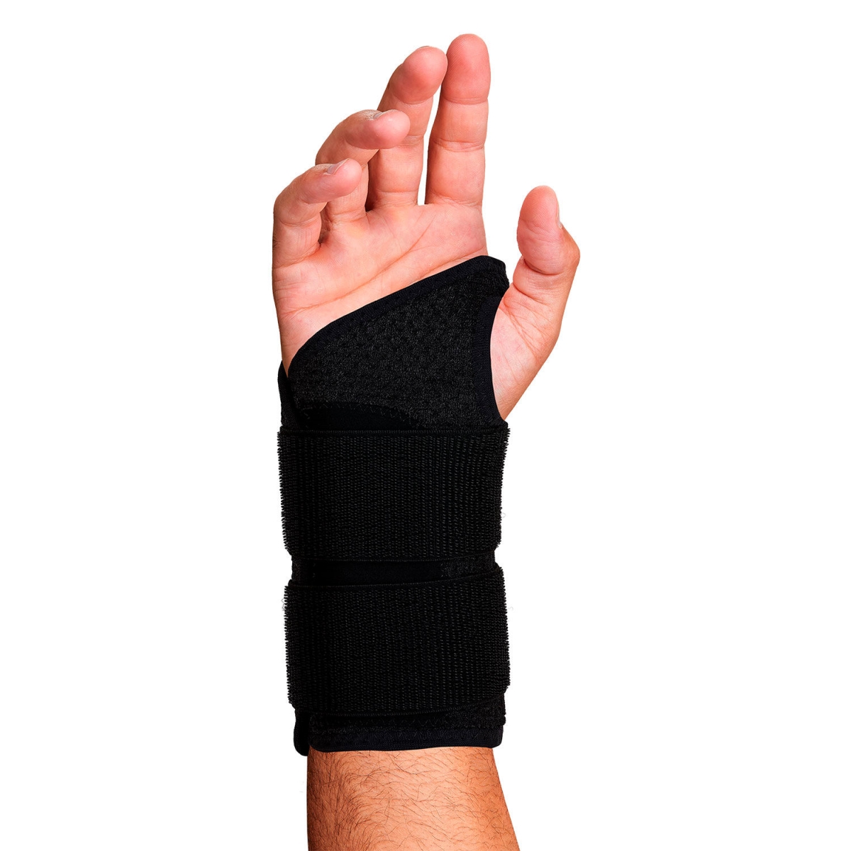 Ergodyne ProFlex 4015 Medium Left Black Wrist Brace Support Double Strap Size Medium - 70149