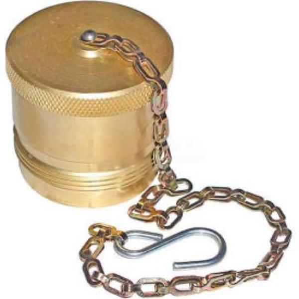 B919644 Wing Type Quick Detach Hydraulic Coupler - QDDP162 - 1 in. NPT - Dust Cap with Chain - Pack of 4