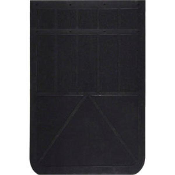 B1510136 Heavy Duty Rubber Mudflaps, Black - 0.25 in. Thick 24 x 18 in. - B2418LSP - Pack of 2