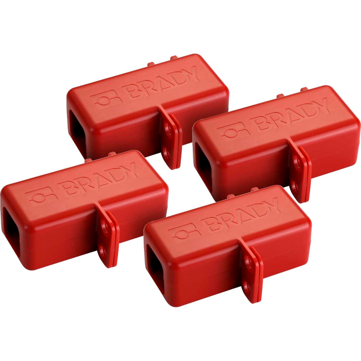 B2347030 0.25 in. 150822 Battery Block Cable Lockout - ABS Plastic - Red - Small - Pack of 24