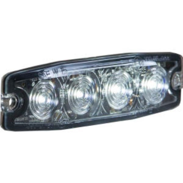 B2262933 4.4 in. Clear Surface Mount Ultra-Thin Strobe Light with 4 LED - 8892241