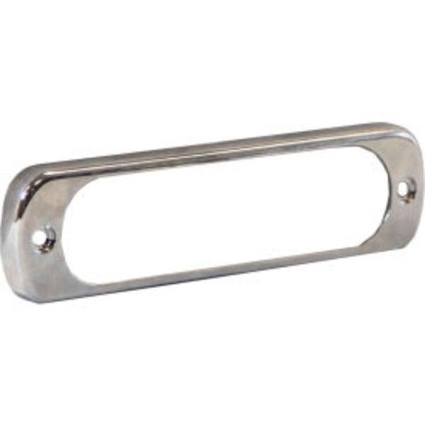 B2262862 Chrome Bezel for 4.5 in. Clear Thin Mount Rectangular Strobe Light - 8892620 - Silver - Pack of 5
