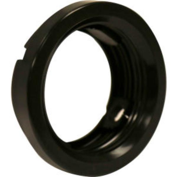 B2262725 2.5 in. Round Black Grommet - Flush Mount - Fully Open Back - 5622506 - Pack of 10