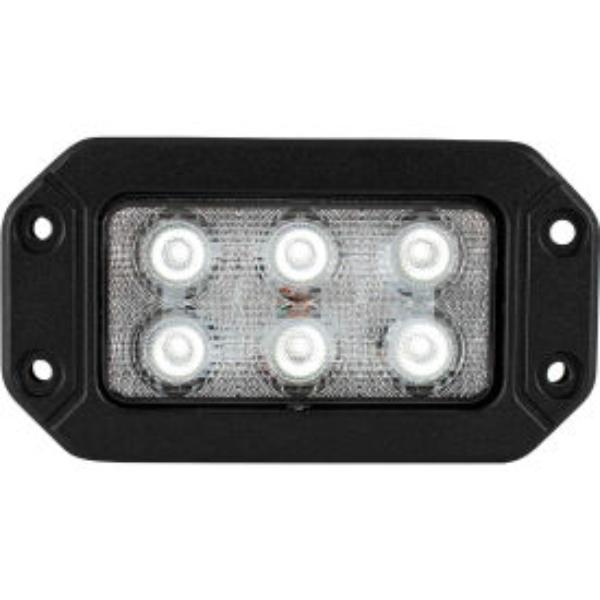 B2262833 6.5 in. Recessed Wide Rectangular LED Flood Light - 1492191 - Clear
