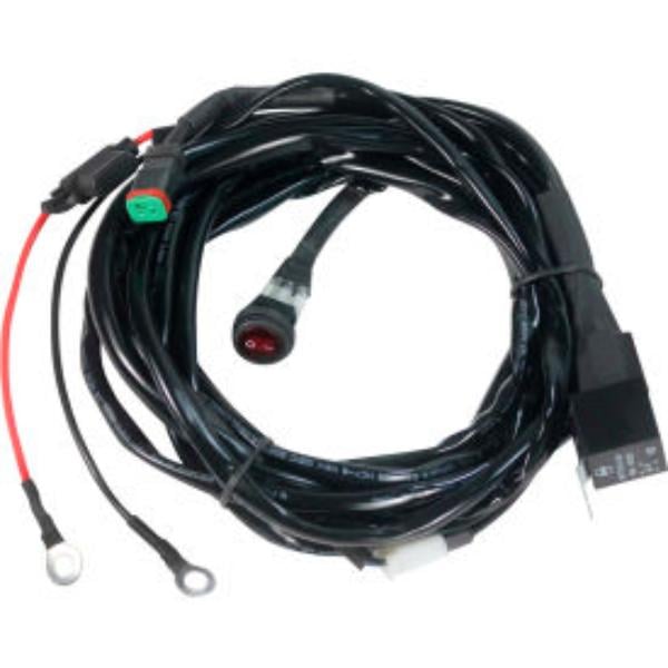 Wire Harness with Switch for 1492160, 1492170, and 1492180 Series Light Bars - DT Connection