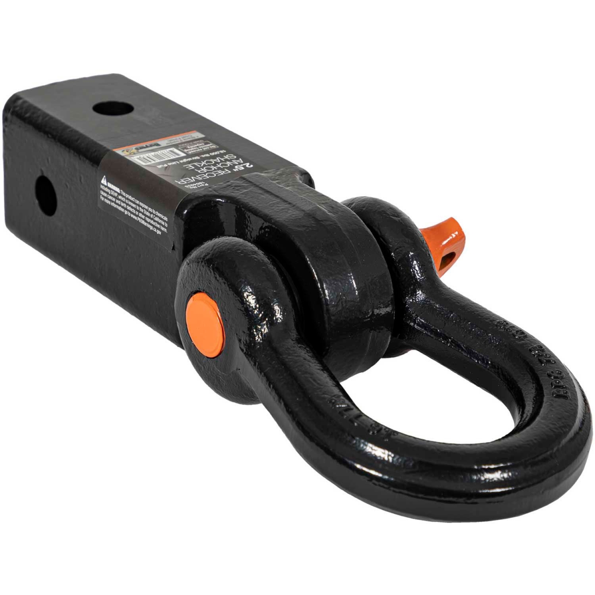 B2348854 2.5 in. Receiver Anchor Shackle - 1804025 - Black