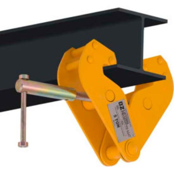 B1583567 5 Ton OZ5BC Beam Flange Range Clamp - 3.54-12.60 in. - Yellow