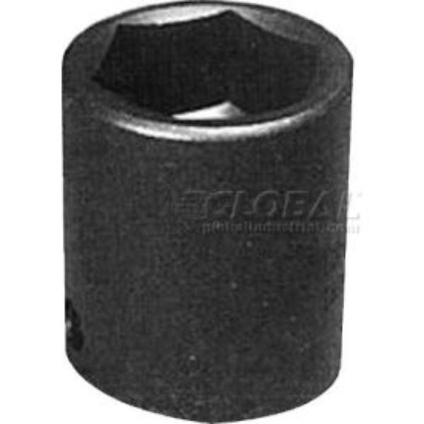 K Tool 35138 Impact Socket, 1" Drive, 1-3/16", 6 Point, Shallow