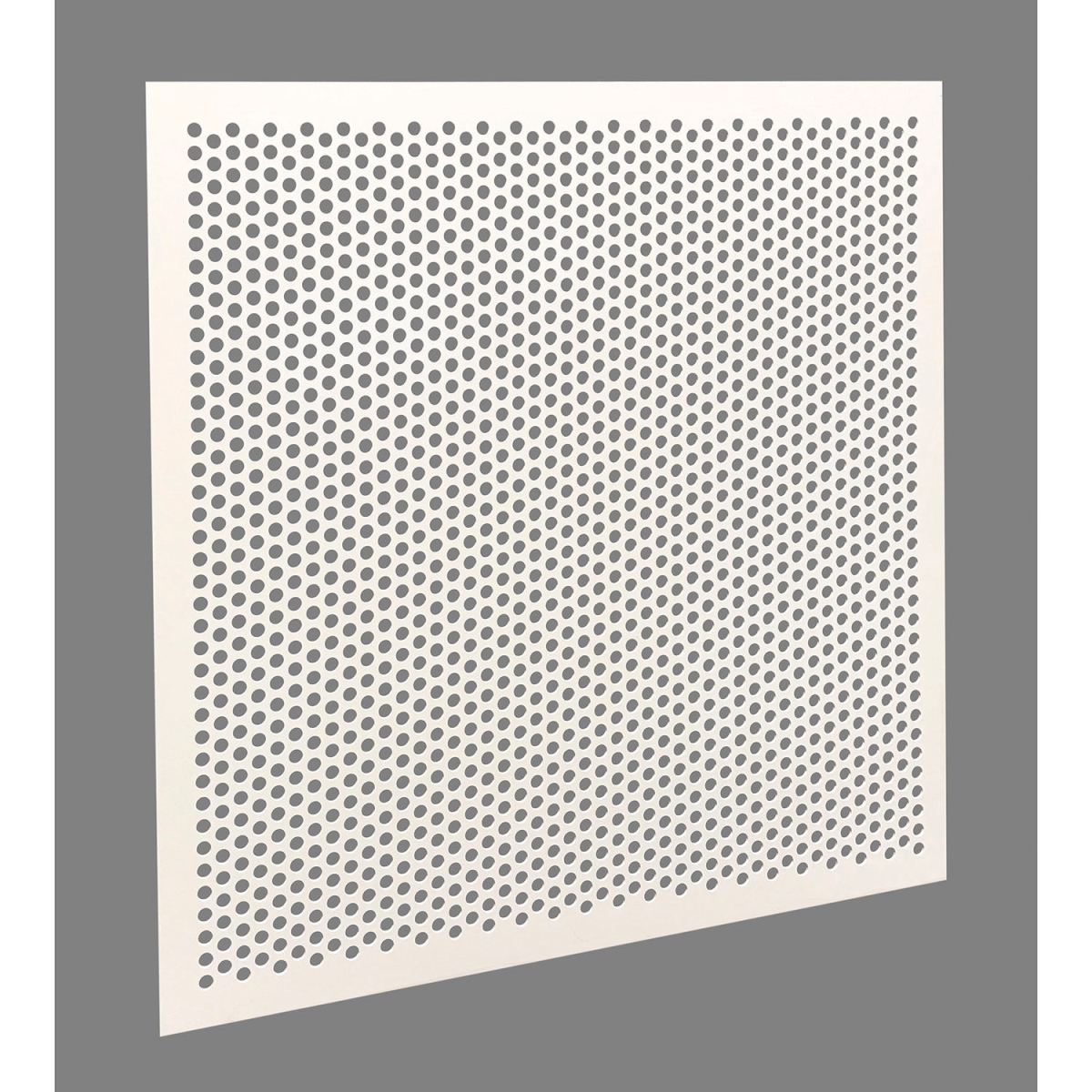 B2278161 0.25 in. Stratus Perforated Plastic Panel - Ceiling T-Grid - White - Pack of 2