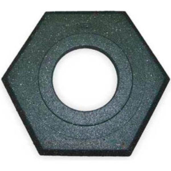 Picture of Cortina Safety Products B1623349 03-751-16 Recycled Rubber Base - Black - 16 lbs