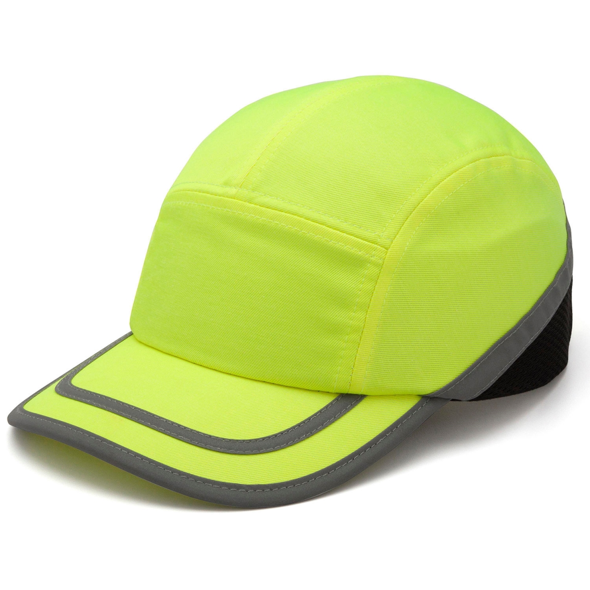 Baseball Bump Cap Hi-Vis Lime Baseball Bumps Cap, PK12
