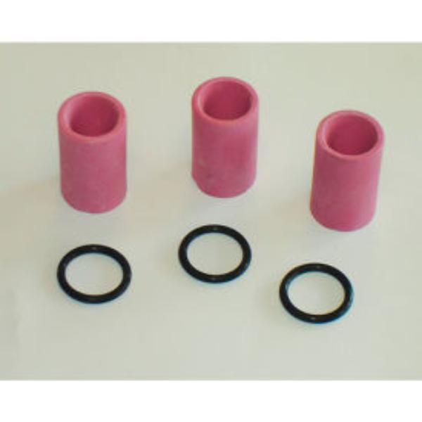 B2247143 7 mm Allsource 41912 Ceramic Nozzle Kit with 3 Nozzles & O-Rings