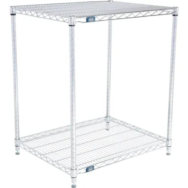 Nexel Chrome Wire Shelving Unit - Chrome - 30 x 21 x 34 in. - Adjustable