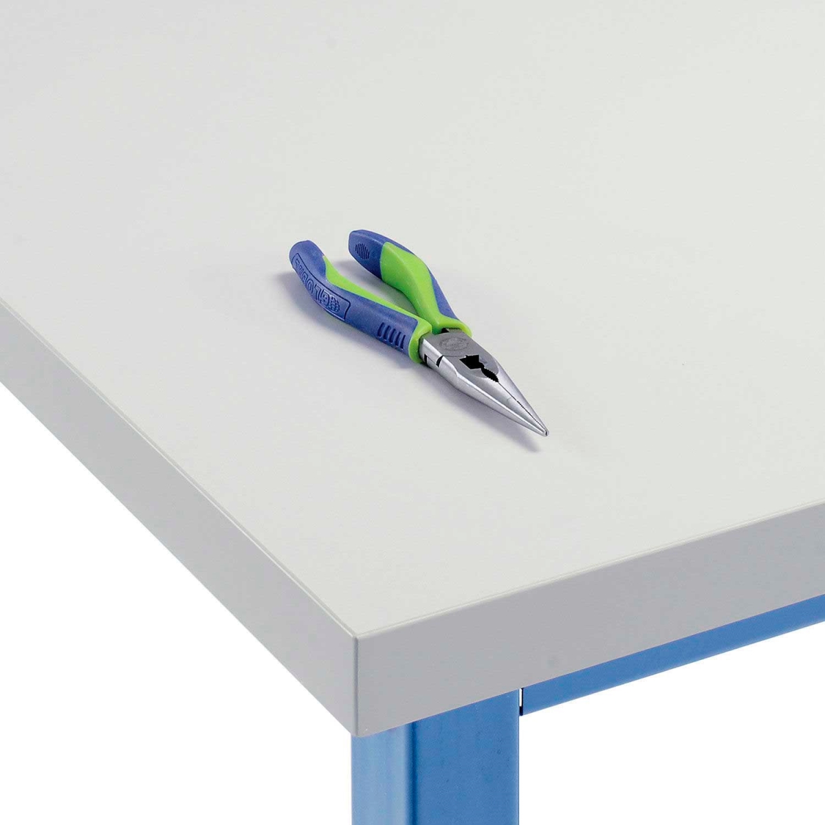 Global Industrial 432249 Workbench Top - Plastic Laminate Square Edge - Gray - 60 x 24 x 1.625 in. Thick