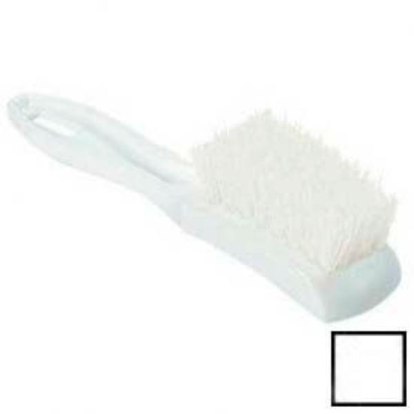 B642201 Multi Purpose Hand Scrub Brush with Poly Bristles - 7.25 in. - White