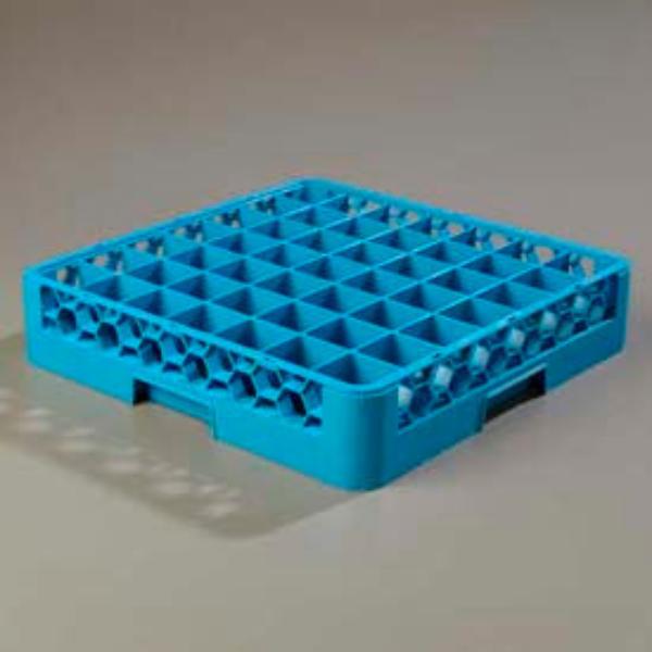 B637659 RG4914 - Opticlean 49-Compartment Glass Rack - Carlisle Blue