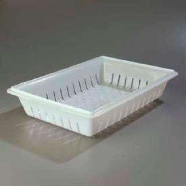 Stopples Colander - White - 26 x 18 x 5 in. - Durable Polyethylene