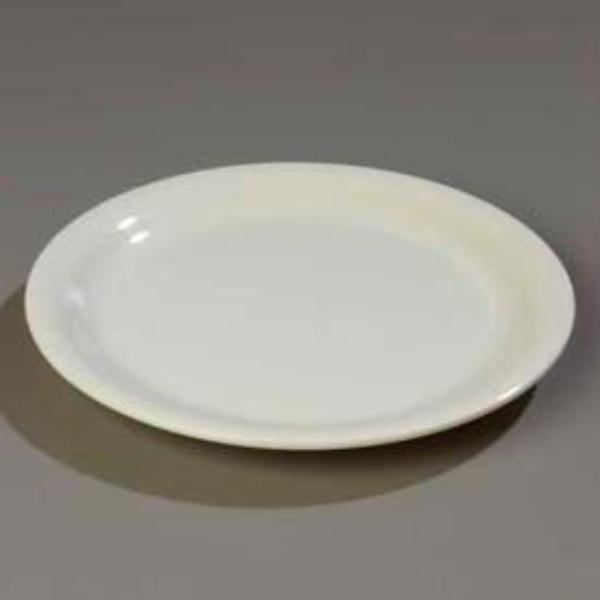 Picture of Carlisle Sanitary Maintenance B624504 6.5 in. 3300842 Sierrus Pie Plate - Narrow Rim - Bone - White