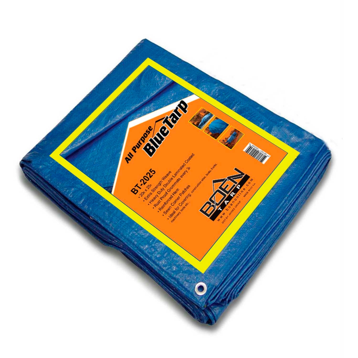 B1501679 BT-2025 Boen All Purpose Tarp - 20 x 25 ft. - Blue