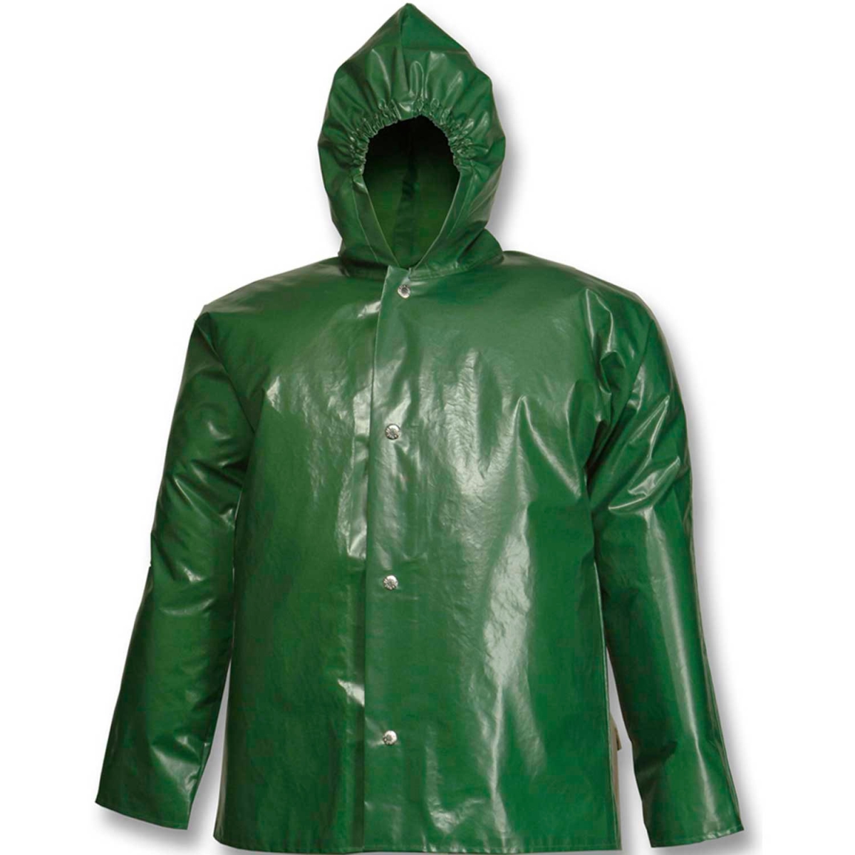Tingley Rubber B1379047 J22168 Iron Eagle Storm Fly Front Hooded Jacket - Green - 5XL