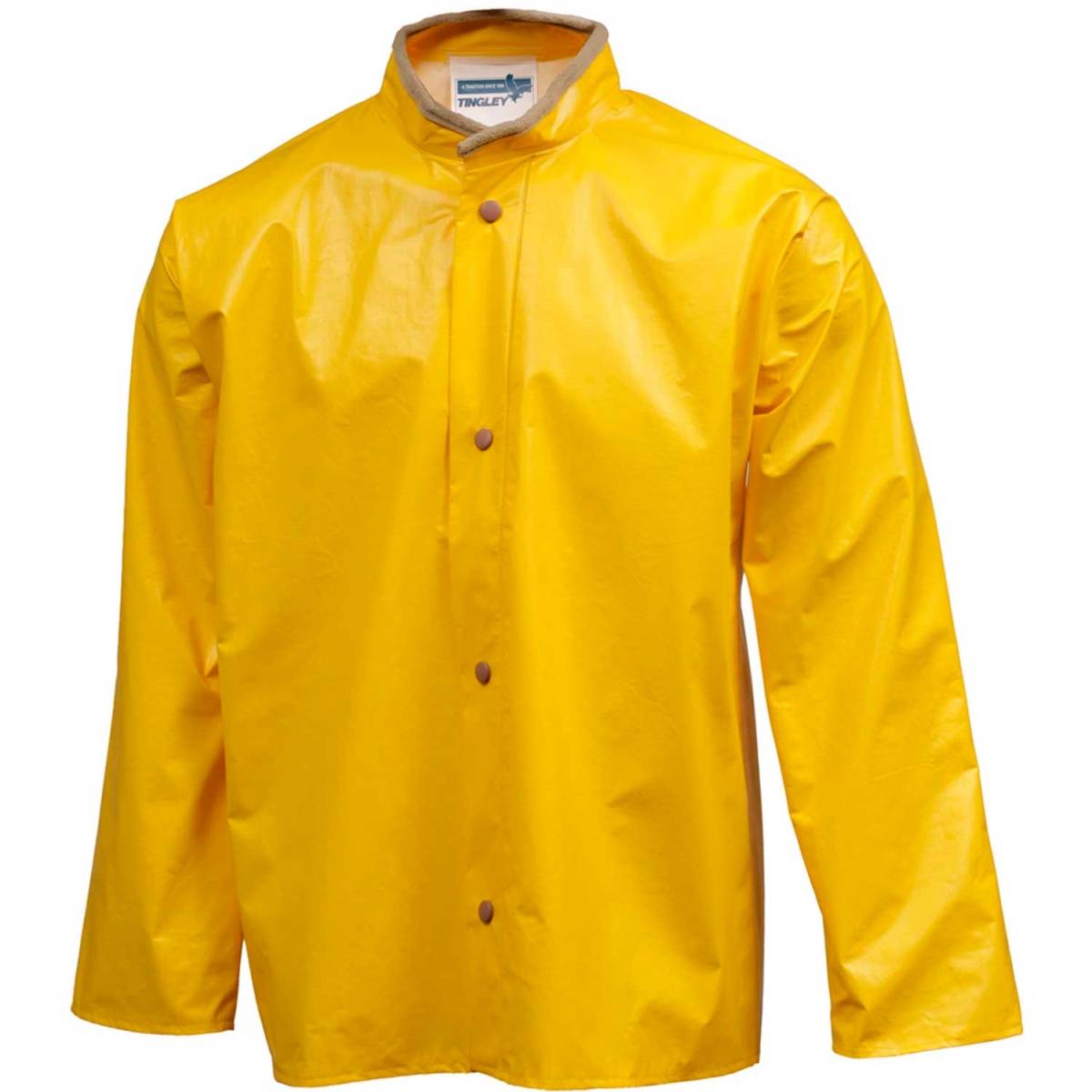 American Storm Fly Front Jacket - Yellow - 3XL - Chemical Resistant