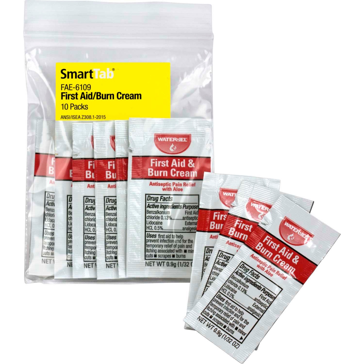 Picture of Acme United B2335241 First Aid Only FAE-6109 Smart Compliance Refill Burn Cream - 10 per Bag