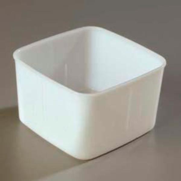 Picture of Carlisle Sanitary Maintenance B638126 6.062 x 6.594 x 4.125 in. Stopples Container - White
