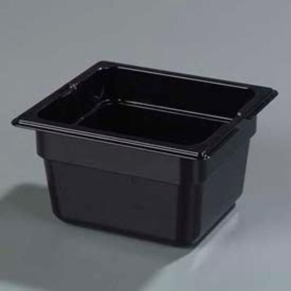 Topnotch Food Pan - Black - 1.70 Qt - Durable Polycarbonate