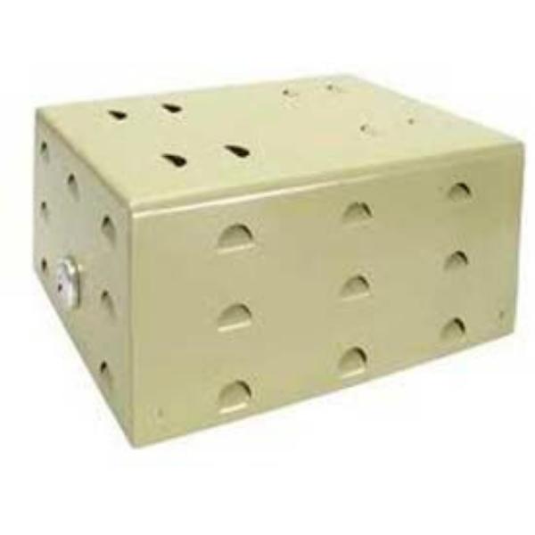 Universal Thermostat Guard - Beige - Steel - Tamper Resistant Design