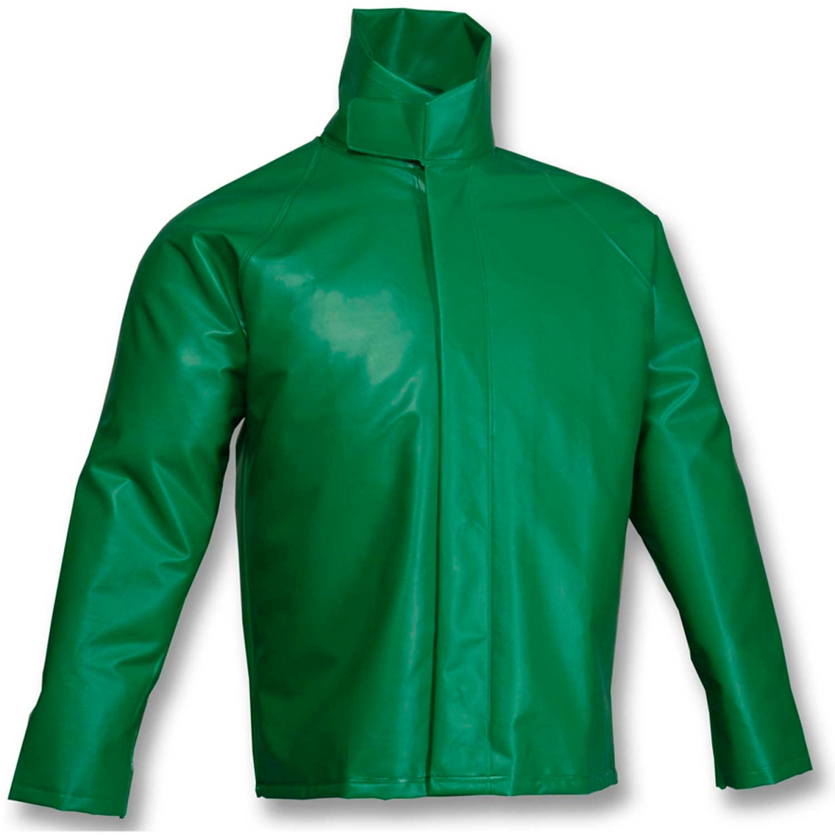 J41008 SafetyFlex Storm Fly Front High Collar Jacket - Green - Medium