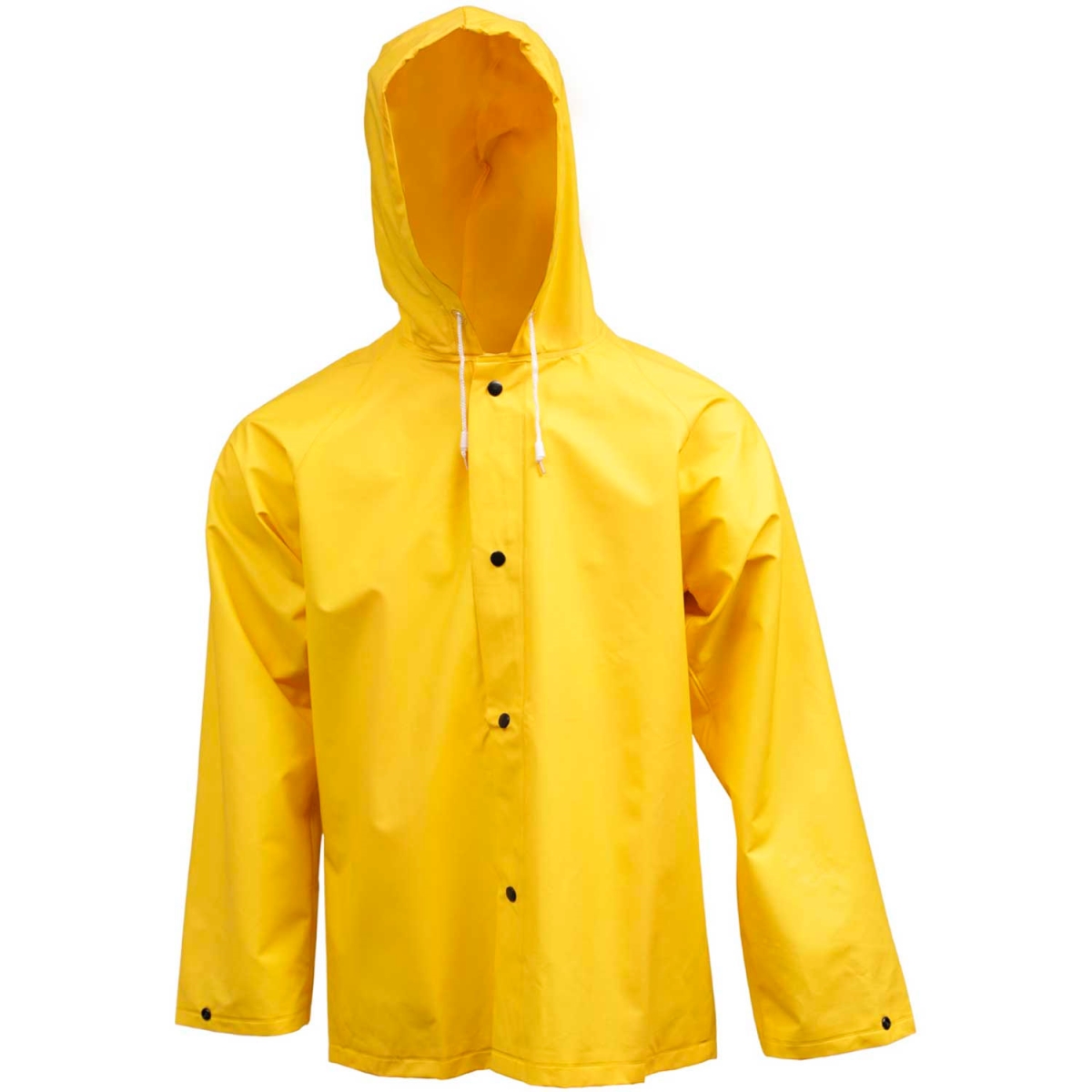 Industrial Hooded Jacket - Yellow - Medium - 100% Waterproof