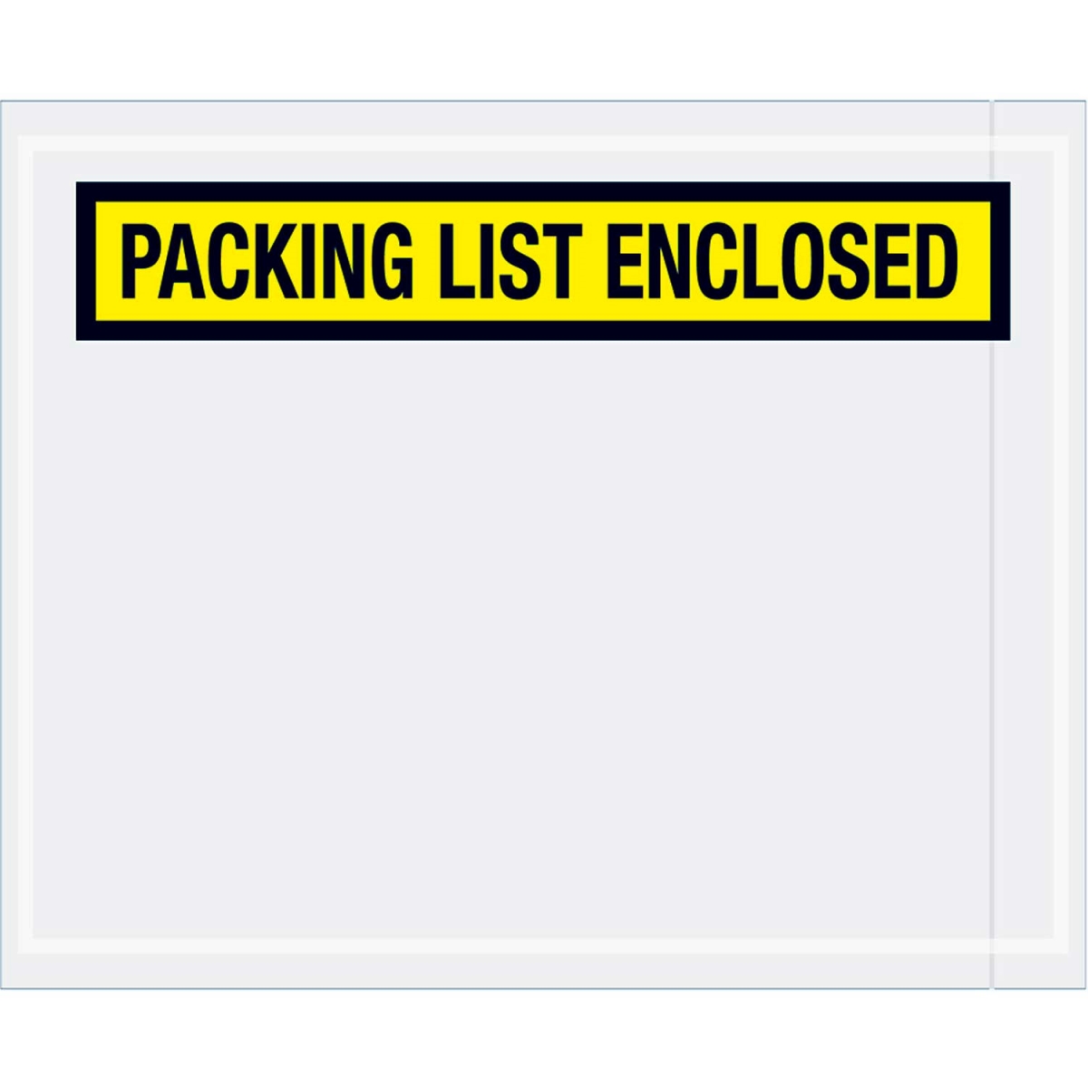 B44004 Panel Face Envelopes - Packing List Enclosed Print - 5.5 x 4.5 in. - Yellow - Pack of 1000