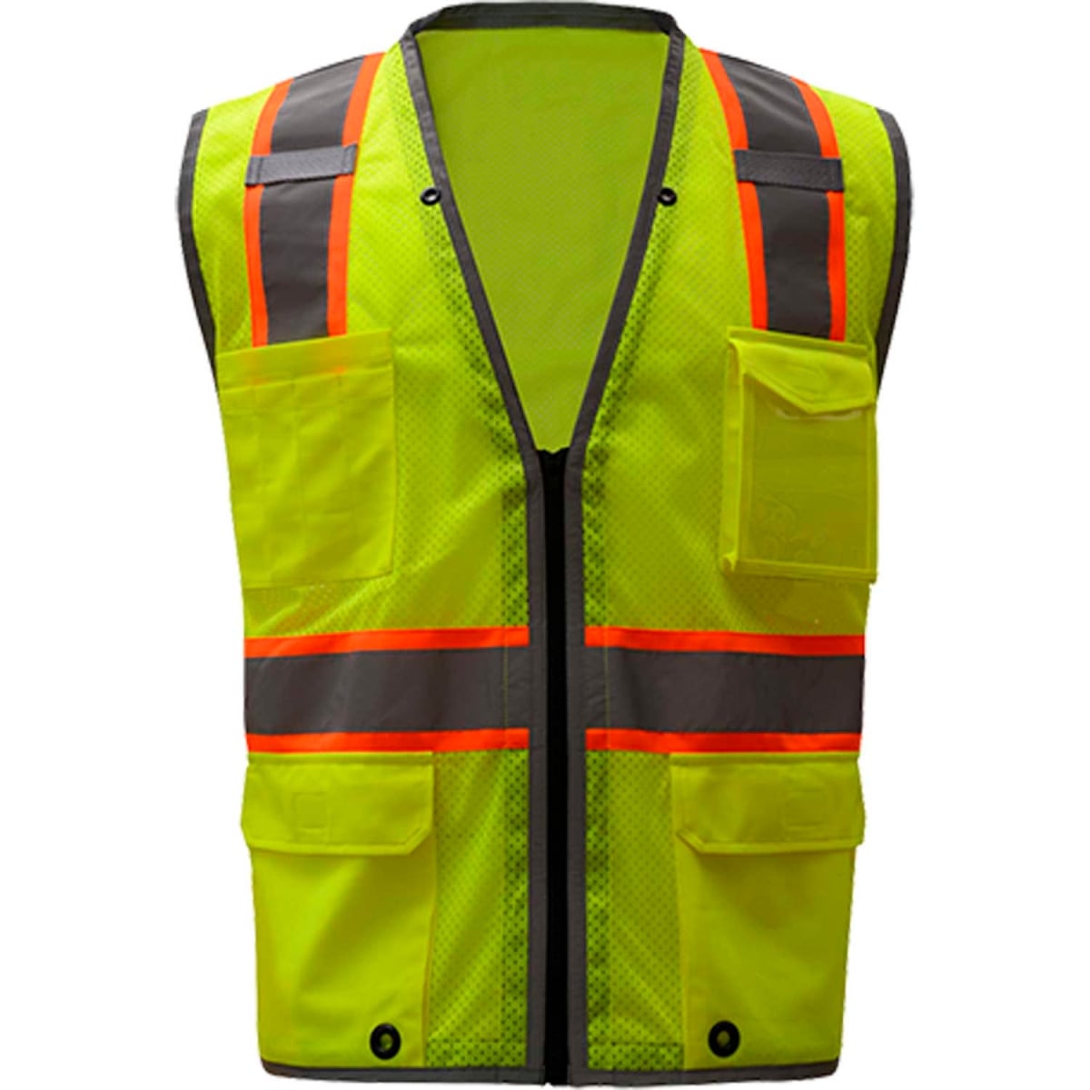 B1961899 1701 - Class 2 Heavy Duty Safety Vest - Lime Green - 3XL