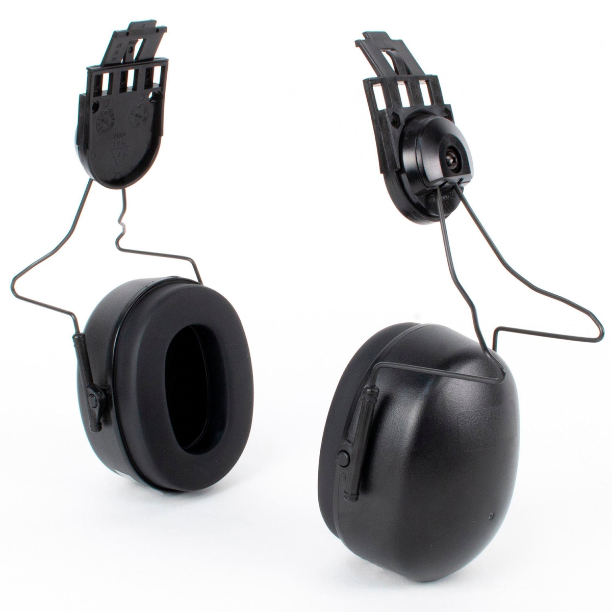 B2811050 Hard Hat Mounted Earmuffs for Full Brim Hats - Black