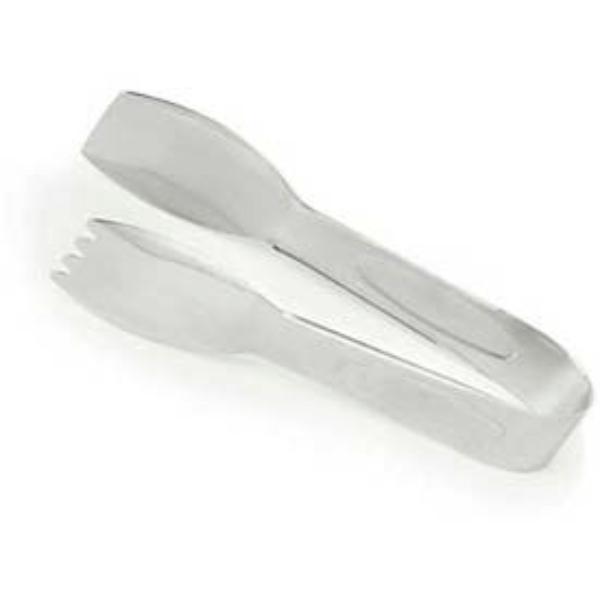 Picture of Carlisle Sanitary Maintenance B632374 6 in. 604606 - Stainless Steel Aria Salad Tong - Silver