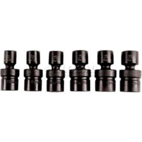 B640823 Impact Socket - 0.5 in. Drive - 17 mm - 6 Point - Short - Satin