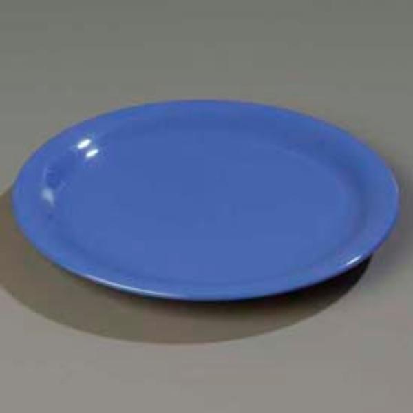 Picture of Carlisle Sanitary Maintenance B624772 9 in. 3300414 - Sierrus Dinner Plate - Narrow Rim - Ocean Blue