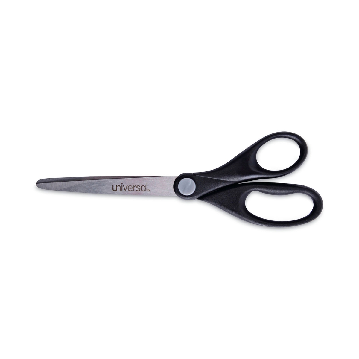 Picture of Universal B1428175 Stainless Steel Scissors - Pointed Tip - 7 in. Long - 3 in. Cut Length - Black