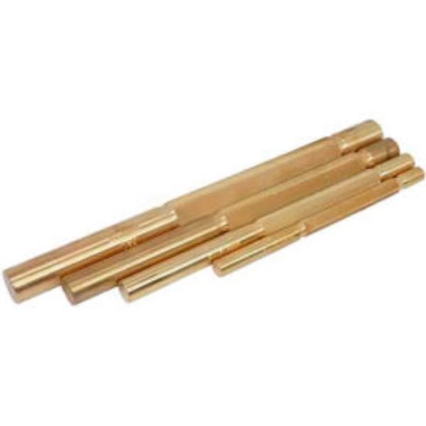 Brass Punch Set - 4 Piece - Non-Marring Design