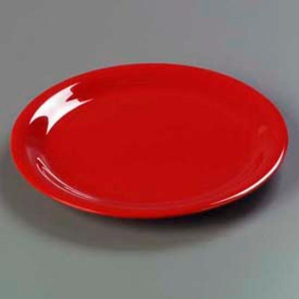 Picture of Carlisle Sanitary Maintenance B624770 3300405 - Sierrus Dinner Plate - Narrow Rim 9 in. - Red