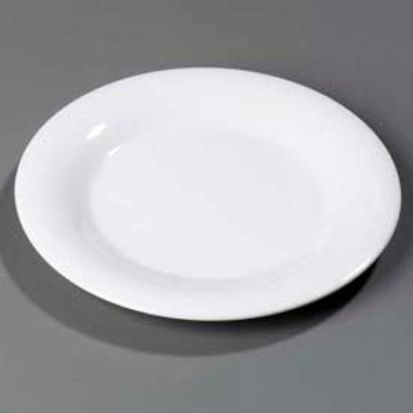 Picture of Carlisle Sanitary Maintenance B624810 3302402 - Sierrus Dinner Plate - Wide Rim 12 in. - White