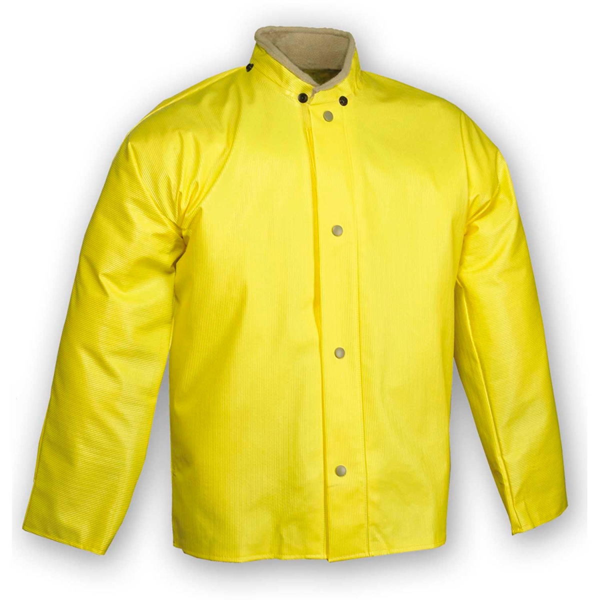 Tingley Rubber B1378751 J31207 WebDriver Storm Fly Front Jacket - Yellow - Hood Snaps - Small