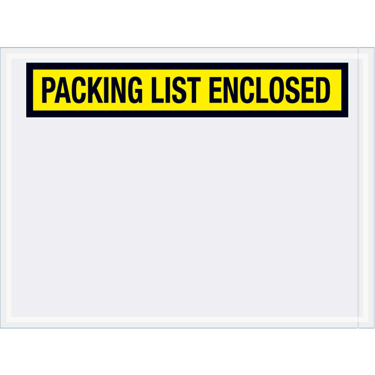 B43997 Panel Face Envelopes - Packing List Enclosed Print - 6 x 4.5 in. - Yellow - Pack of 1000