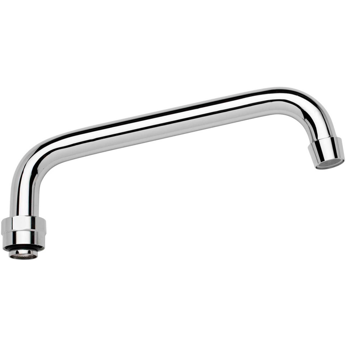 8-Inch Replacement Spout - Silver - Low Lead Compliant